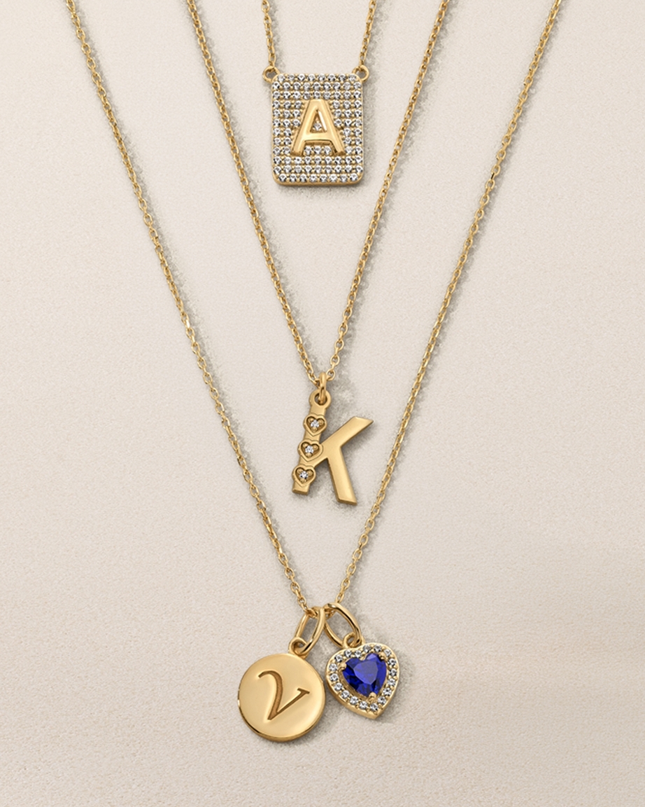 Shop custom initial jewelry at Jared