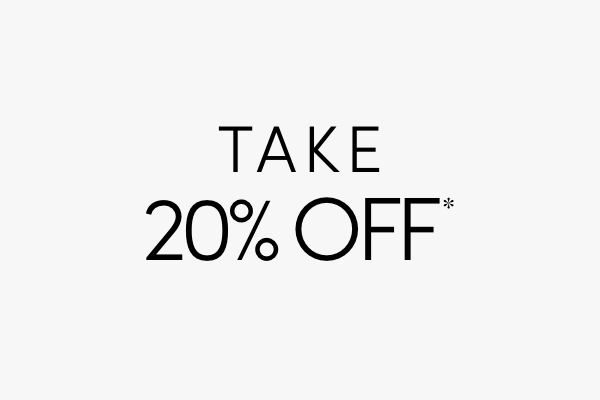 Save 20% off storewide for a limited time