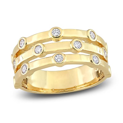 Gold and diamond ring from Jared