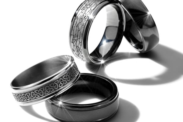 Image of alternative metal rings.