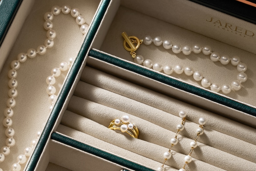 Pearl jewelry styles at Jared, shop all