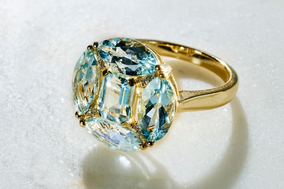 Shop aquamarine jewelry at Jared