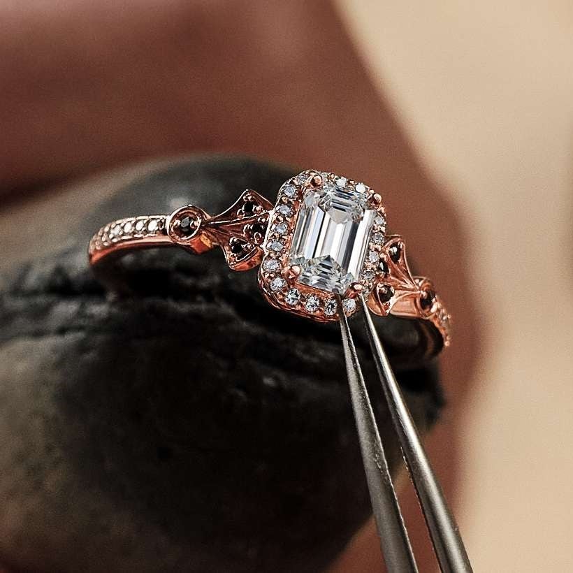 Ring being cleaned and inspected at Jared