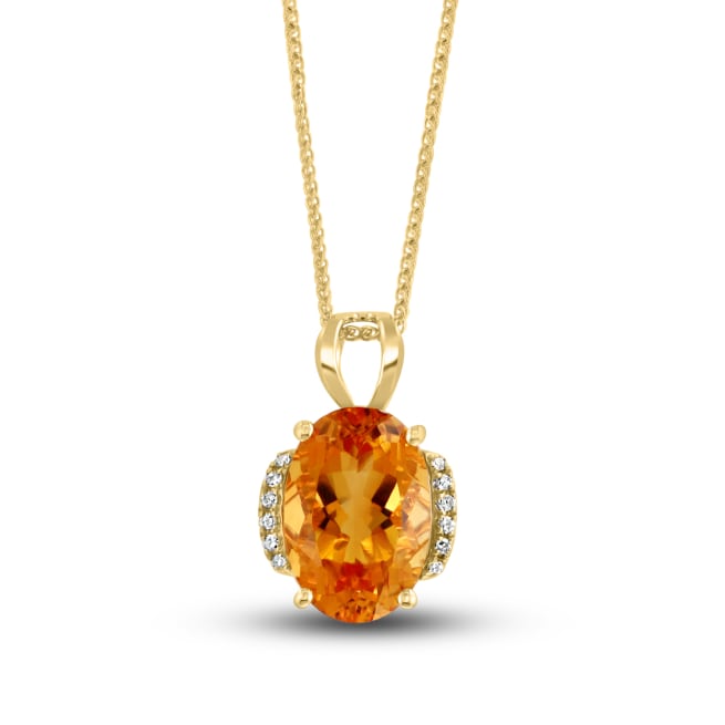 Citrine necklace