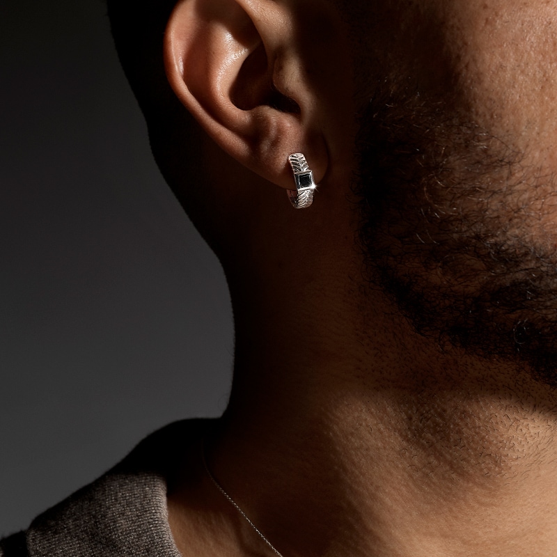 Shop mens hoop earrings