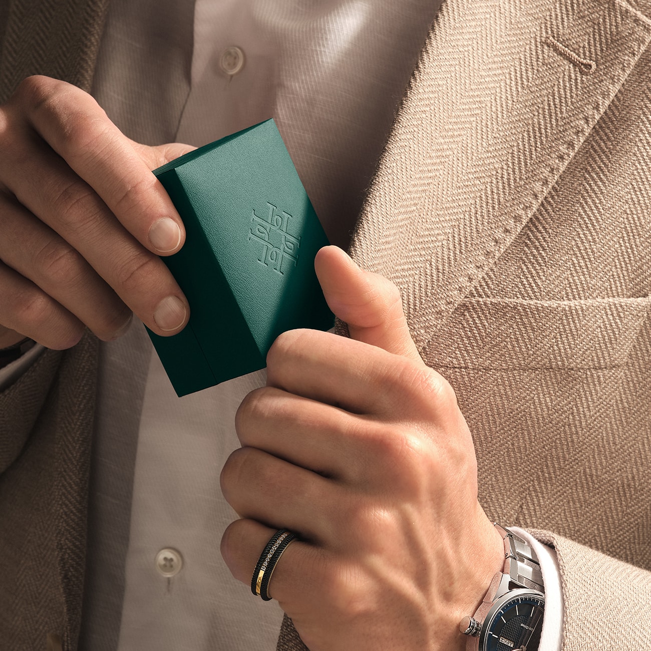 Man with a Jared ring box