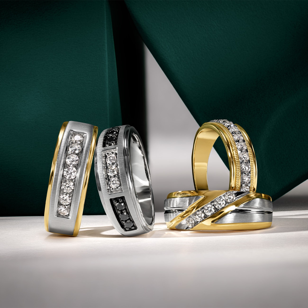 mens wedding bands at Jared