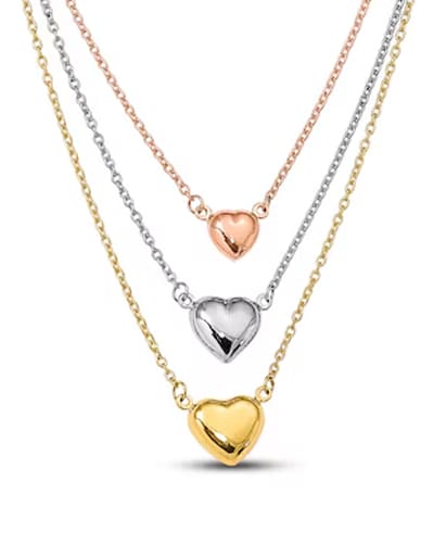 Mixed metal necklace from Jared