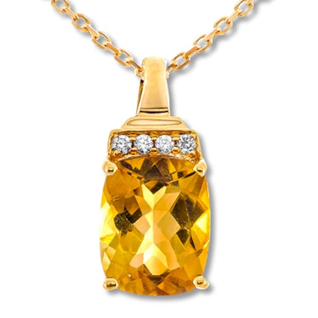 Citrine necklace