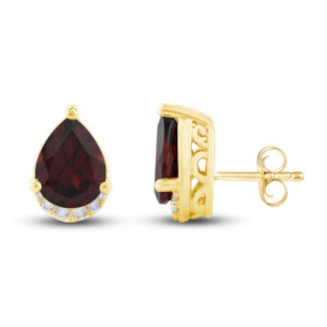 Garnet earrings