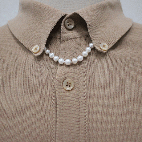 How to style Charm'd by Lulu Frost cultured pearl strand necklace with horseshoe and number 7 charms.