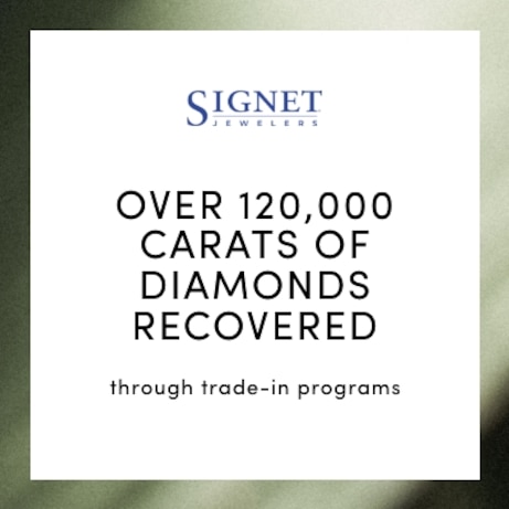 OVER 120,000 CARATS OF DIAMONDS RECOVERS through trade-in programs