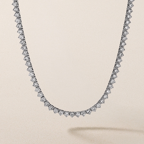 Shop all diamond tennis necklaces