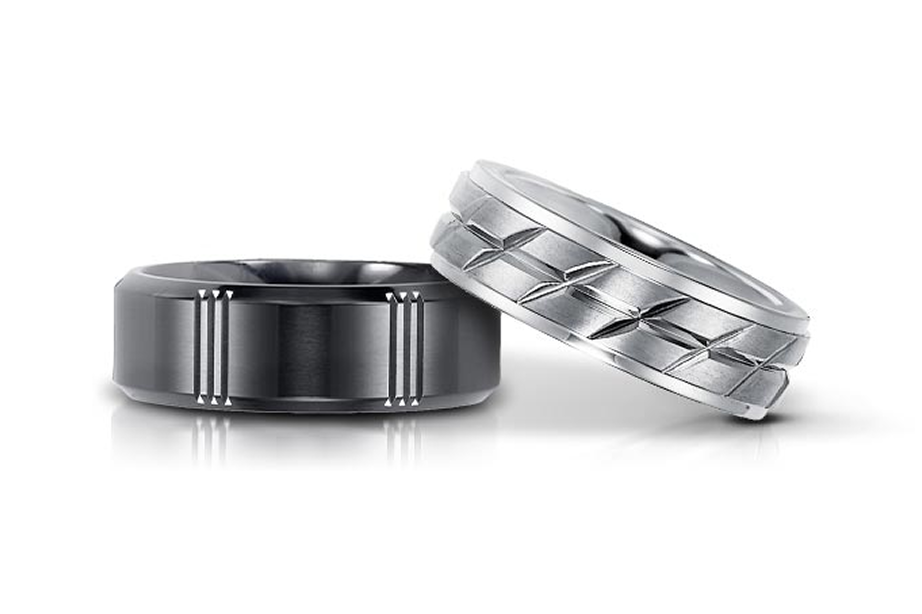 Titanium rings from Jared