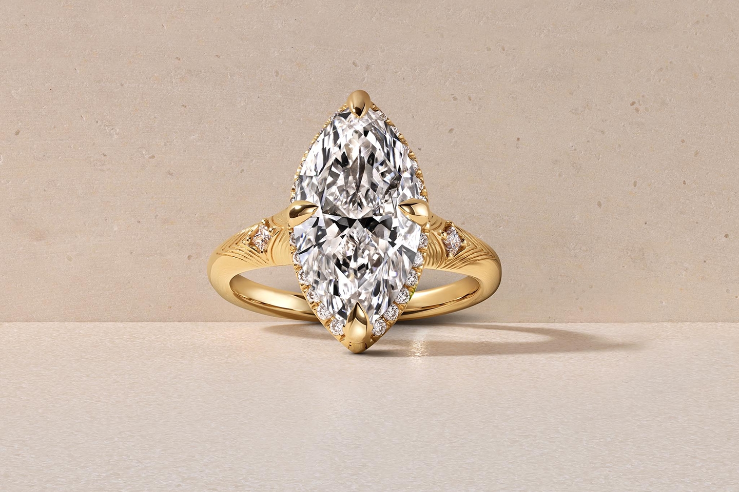 Vintage engagement ring from Jared