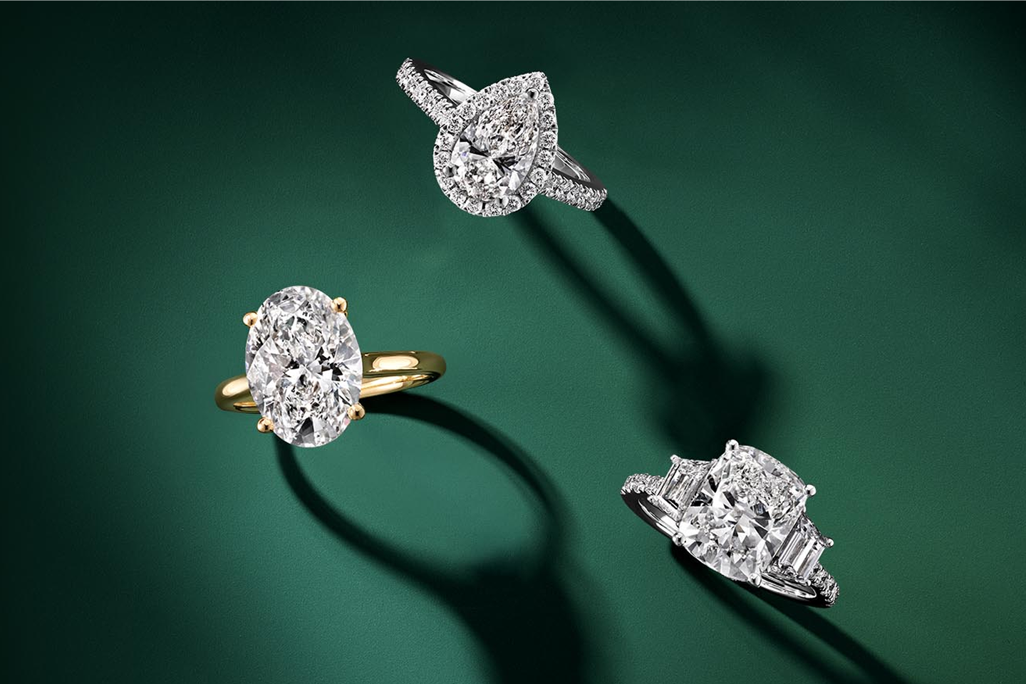 Engagement rings from Jared