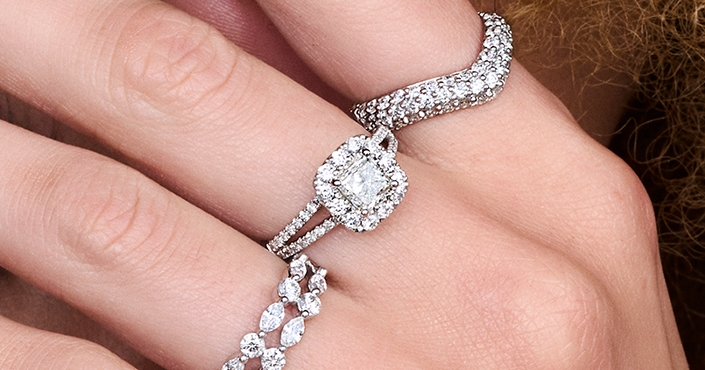 Style Spotlight: Princess Cut Diamond Rings